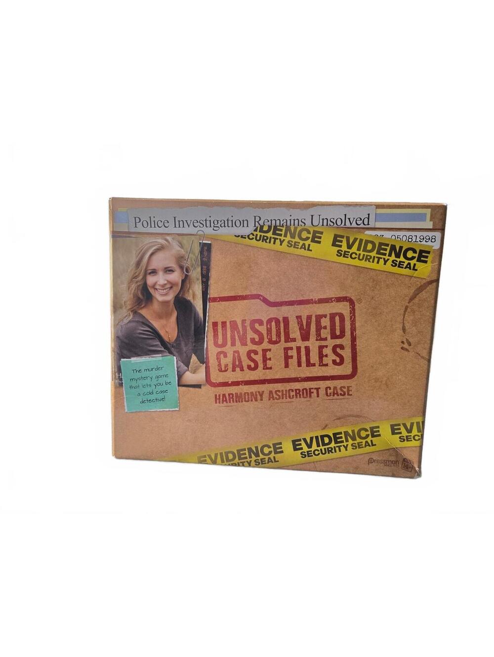 Unsolved Case Files: Harmony Ashcroft Case / Pressman / Murder Mystery Game